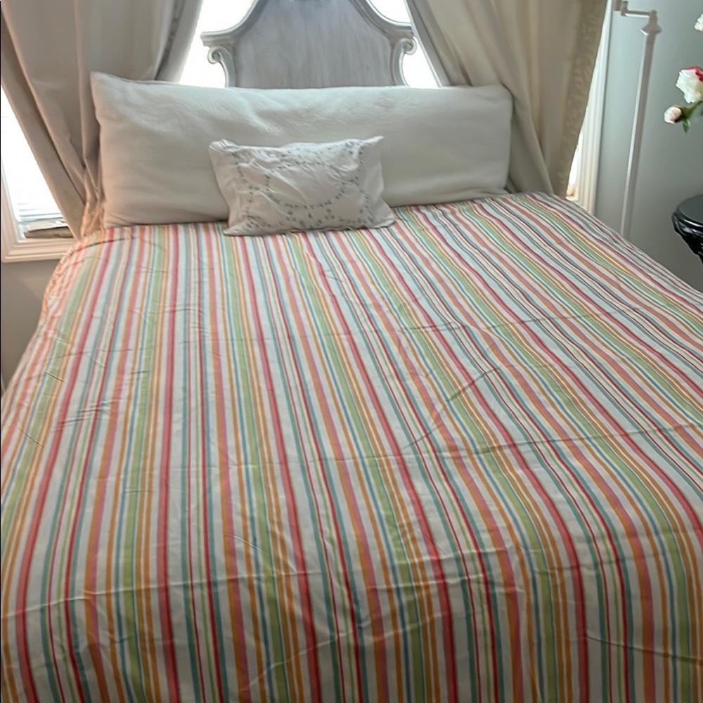 Pottery Barn Kids Reversible Full/Queen Duvet Cover - Picture 3 of 5